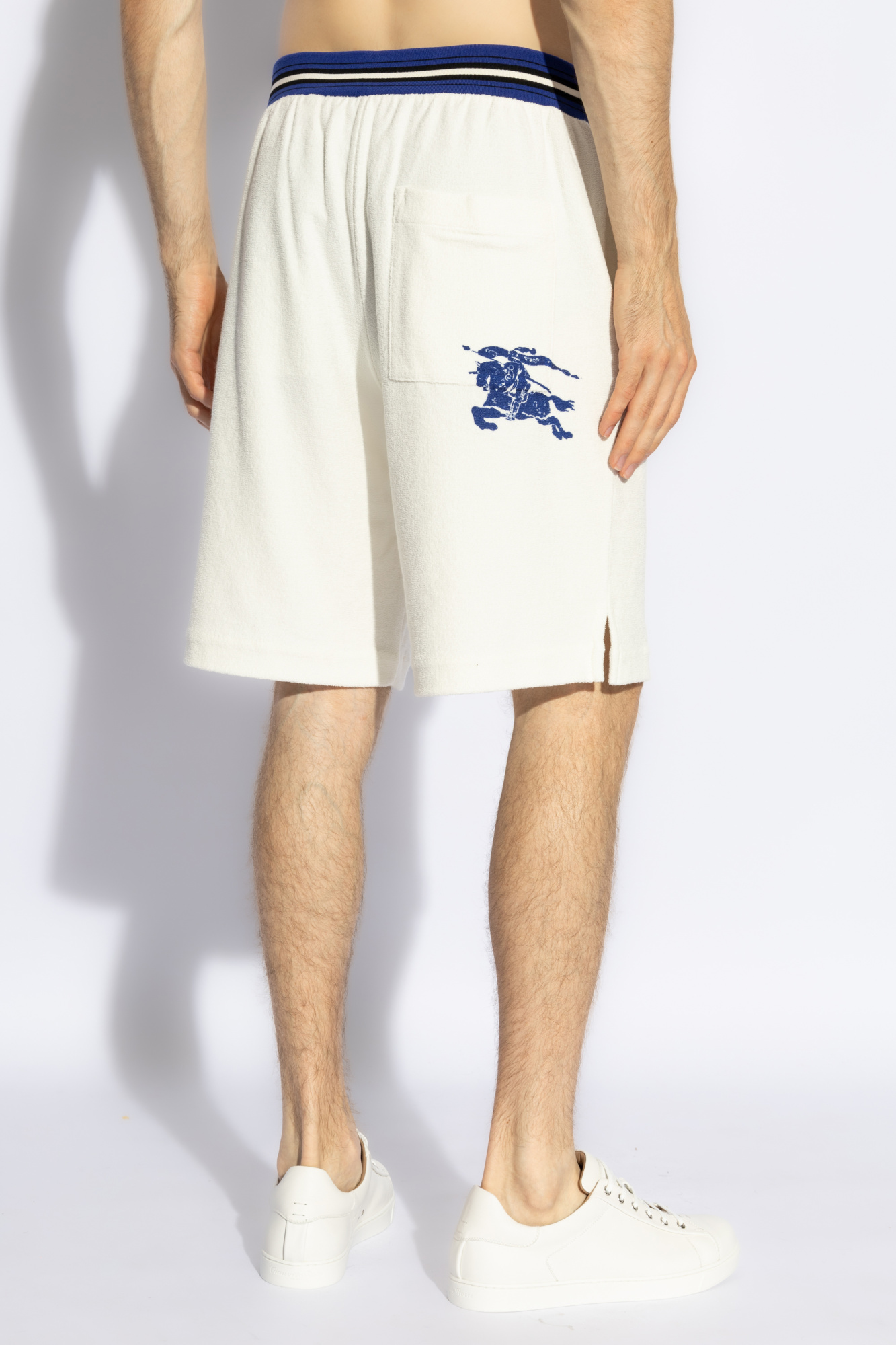 【関税&送料込み】Burberry Ww Zam Clothing White Shorts with logo Burberry - BURBERRY KIDS WILBER T